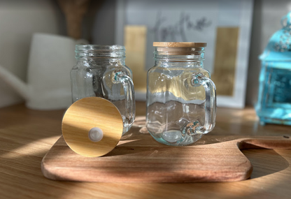 Mason Jar with Bamboo Lid