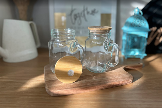 Mason Jar with Bamboo Lid