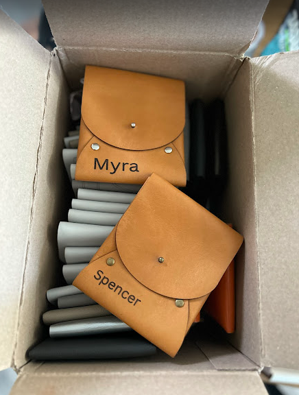 Leather tract holders